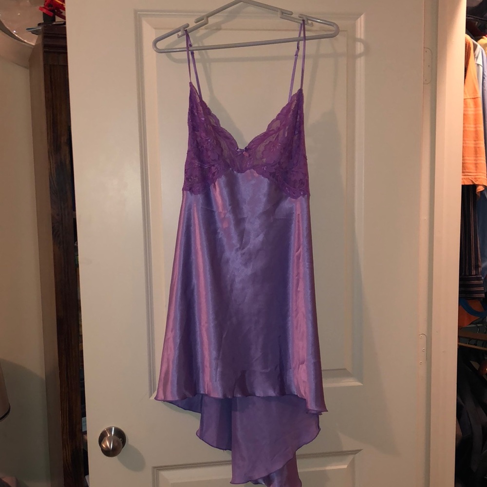 Gorgeous Lilac Criss-Cross Chemise 3X